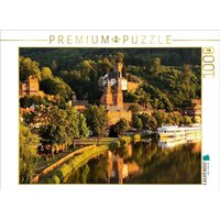 CALVENDO Puzzle Miltenberg am Main im Schein der sommerlichen Abendsonne 1000 Teile Lege-Größe 64x48cm Foto-Puzzle für glückliche Stunden von Calvendo Puzzle