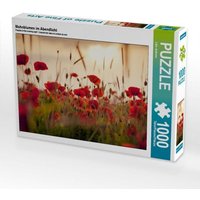 CALVENDO Puzzle Mohnblumen im Abendlicht 1000 Teile Lege-Größe 64x48cm Foto-Puzzle für glückliche Stunden von Calvendo Puzzle