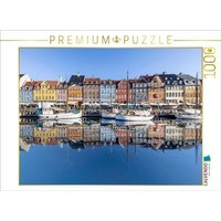 CALVENDO Puzzle Morgentliche Stille am Nyhavn in Kopenhagen 1000 Teile Lege-Größe 64 × 48 cm Foto-Puzzle für glückliche Stunden von Calvendo Puzzle