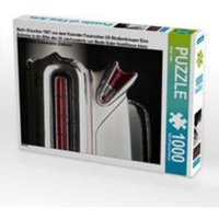 CALVENDO Puzzle Motiv Klassiker 1957 aus dem Kalender Faszination US Straßenkreuzer Eine Zeitreise in die Mitte des 20 Jahrhunderts von Beate Gube Heckflosse eines klassischen Automobils Oldtimer 1000 Teile Puzzle hoch 1000 Teile Lege-Größe 64 × 48 cm Foto-Puzzle für glückliche Stunden von Calvendo Puzzle