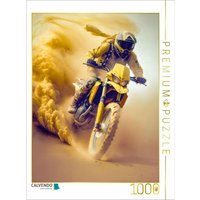 CALVENDO Puzzle Motorradrennen in der Wüste 1000 Teile Lege-Größe 64x48cm Foto-Puzzle für glückliche Stunden von CALVENDO Verlag GmbH