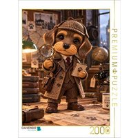 CALVENDO Puzzle Motte als Detektivin 2000 Teile Lege-Größe 90 × 67 cm Foto-Puzzle für glückliche Stunden von Calvendo Puzzle