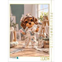 CALVENDO Puzzle Motte als Malerin und Farbtechnikerin 2000 Teile Lege-Größe 90 × 67 cm Foto-Puzzle für glückliche Stunden CALVENDO Puzzle Motte als Malerin und Farbtechnikerin 2000 Teile Lege-Größe 90 × 67 cm Foto-Puzzle für glückliche Stunden von Calvendo Puzzle