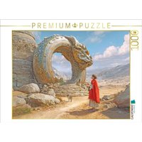CALVENDO Puzzle Mystische Oroboros und Steinbauten 1000 Teile Lege-Größe 64 × 48 cm Foto-Puzzle für glückliche Stunden von Calvendo Puzzle
