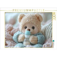 CALVENDO Puzzle Niedlicher Baby Teddybär mit Trinkflasche - Ein Moment voller Geborgenhei 2000 Teile Lege-Größe 90x67cm Foto-Puzzle für glückliche S CALVENDO Puzzle Niedlicher Baby Teddybär mit Trinkflasche - Ein Moment voller Geborgenhei 2000 Teile Lege-Größe 90x67cm Foto-Puzzle für glückliche S von Calvendo Puzzle