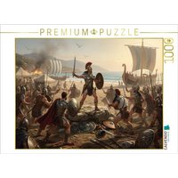 CALVENDO Puzzle Odysseus' Kampf gegen die Kikonen 1000 Teile Lege-Größe 64x48cm Foto-Puzzle für glückliche Stunden von Calvendo Puzzle