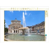 CALVENDO Puzzle Opernplatz mit der Alten Oper und dem Lucae-Brunnen 1000 Teile Lege-Größe 64x48cm Foto-Puzzle für glückliche Stunden von Calvendo Puzzle