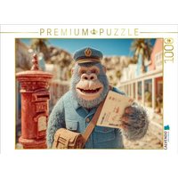 CALVENDO Puzzle Paulchen, der Postbote 1000 Teile Lege-Größe 64x48cm Foto-Puzzle für glückliche Stunden von Calvendo Puzzle