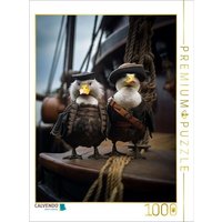 CALVENDO Puzzle Piraten Landeplatz: Piratenvögel an Deck 1000 Teile Lege-Größe 64x48cm Foto-Puzzle für glückliche Stunden von Calvendo Puzzle