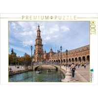 CALVENDO Puzzle Plaza de Espana mit Kanal 1000 Teile Lege-Größe 64 × 48 cm Foto-Puzzle für glückliche Stunden von Calvendo Puzzle