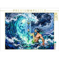 CALVENDO Puzzle Poseidon - Griechischer Gott der Meere und Stürme 1000 Teile Lege-Größe 64x48cm Foto-Puzzle für glückliche Stunden von Calvendo Puzzle