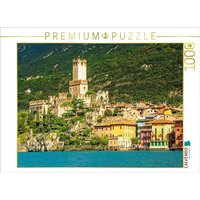 CALVENDO Puzzle Postkartenausblick auf Malcesine 1000 Teile Lege-Größe 64x48cm Foto-Puzzle für glückliche Stunden CALVENDO Puzzle Postkartenausblick auf Malcesine 1000 Teile Lege-Größe 64x48cm Foto-Puzzle für glückliche Stunden von Calvendo Puzzle