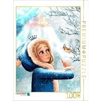 CALVENDO Puzzle Prinzessin im Schnee 1000 Teile Lege-Größe 64x48cm Foto-Puzzle für glückliche Stunden von Calvendo Puzzle
