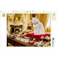 CALVENDO Puzzle Prunksaal Katze mit edler Sammlung luxuriöser Mäusespielzeuge 500 Teile Lege-Größe 48 × 36 cm Foto-Puzzle für glückliche Stunden CALVENDO Puzzle Prunksaal Katze mit edler Sammlung luxuriöser Mäusespielzeuge 500 Teile Lege-Größe 48 × 36 cm Foto-Puzzle für glückliche Stunden von Calvendo Puzzle
