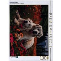 CALVENDO Puzzle Pyrenäen Berghund mit Welpe 1000 Teile Lege-Größe 64x48cm Foto-Puzzle für glückliche Stunden von Calvendo Puzzle
