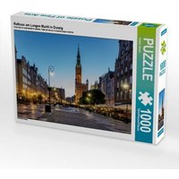 CALVENDO Puzzle Rathaus am Langen Markt in Danzig 1000 Teile Lege-Größe 64x48cm Foto-Puzzle für glückliche Stunden von Calvendo Puzzle