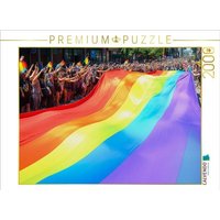 CALVENDO Puzzle Regenbogenfahne auf LGBTQ-Parade oder CSD 2000 Teile Lege-Größe 90x67cm Foto-Puzzle für glückliche Stunden CALVENDO Puzzle Regenbogenfahne auf LGBTQ-Parade oder CSD 2000 Teile Lege-Größe 90x67cm Foto-Puzzle für glückliche Stunden von Calvendo Puzzle