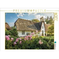 CALVENDO Puzzle Rosenpracht mit Friesenhaus 2000 Teile Lege-Größe 90x67cm Foto-Puzzle für glückliche Stunden von Calvendo Puzzle