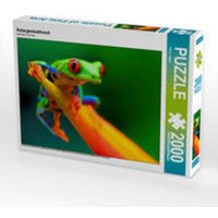 CALVENDO Puzzle Rotaugenlaubfrosch 2000 Teile Puzzle quer 2000 Teile Lege-Größe 90 × 67 cm Foto-Puzzle für glückliche Stunden CALVENDO Puzzle Rotaugenlaubfrosch 2000 Teile Puzzle quer 2000 Teile Lege-Größe 90 × 67 cm Foto-Puzzle für glückliche Stunden von Calvendo Puzzle