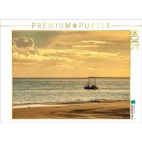 CALVENDO Puzzle Ruhige Wellen, goldene Luft 1000 Teile Lege-Größe 64x48cm Foto-Puzzle für glückliche Stunden von Calvendo Puzzle