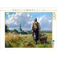 CALVENDO Puzzle Russischer Bauer vor einer Kirche bei der Heumahd 2000 Teile Lege-Größe 90 × 67 cm Foto-Puzzle für glückliche Stunden CALVENDO Puzzle Russischer Bauer vor einer Kirche bei der Heumahd 2000 Teile Lege-Größe 90 × 67 cm Foto-Puzzle für glückliche Stunden von Calvendo Puzzle