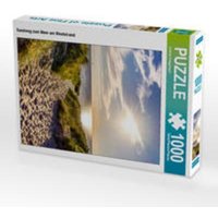 CALVENDO Puzzle Sandweg zum Meer am Weststrand 1000 Teile Lege-Größe 64x48cm Foto-Puzzle für glückliche Stunden von Calvendo