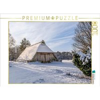 CALVENDO Puzzle Schafstall in der Lüneburger Heide 1000 Teile Lege-Größe 64x48cm Foto-Puzzle für glückliche Stunden von Calvendo Puzzle
