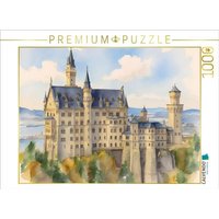 CALVENDO Puzzle Schloss Neuschwanstein 1000 Teile Lege-Größe 64x48cm Foto-Puzzle für glückliche Stunden von Calvendo Puzzle