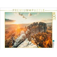 CALVENDO Puzzle Schrammsteinaussicht, Sächsische Schweiz 1000 Teile Lege-Größe 64x48cm Foto-Puzzle für glückliche Stunden von Calvendo Puzzle