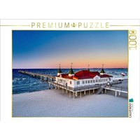CALVENDO Puzzle Seebrücke Ahlbeck auf Usedom 1000 Teile Lege-Größe 64x48cm Foto-Puzzle für glückliche Stunden von Calvendo Puzzle