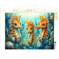 CALVENDO Puzzle Seepferdchen 1000 Teile Lege-Größe 64x48cm Foto-Puzzle für glückliche Stunden von Calvendo Puzzle