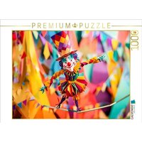 CALVENDO Puzzle Seiltänzer aus Papier im Zirkus 1000 Teile Lege-Größe 64x48cm Foto-Puzzle für glückliche Stunden von Calvendo Puzzle