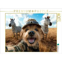 CALVENDO Puzzle Selfie im Safari-Style 1000 Teile Lege-Größe 64x48cm Foto-Puzzle für glückliche Stunden von Calvendo Puzzle