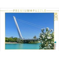 CALVENDO Puzzle Sevillia, Puente del Alamillo 1000 Teile Lege-Größe 64x48cm Foto-Puzzle für glückliche Stunden von Calvendo Puzzle