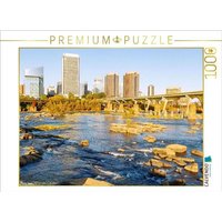 CALVENDO Puzzle Skyline von Richmond vom James River 1000 Teile Lege-Größe 64x48cm Foto-Puzzle für glückliche Stunden von Calvendo Puzzle