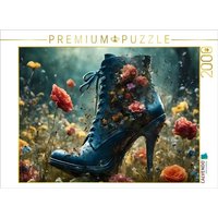 CALVENDO Puzzle Sommerwiese in Jeansblau 2000 Teile Lege-Größe 90x67cm Foto-Puzzle für glückliche Stunden von Calvendo Puzzle