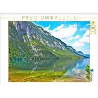 CALVENDO Puzzle Spiegelung im Bohinj- See 1000 Teile Lege-Größe 64x48cm Foto-Puzzle für glückliche Stunden von CALVENDO Verlag GmbH