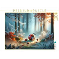 CALVENDO Puzzle Spiel im nebeligen Herbstwald 1000 Teile Lege-Größe 64x48cm Foto-Puzzle für glückliche Stunden CALVENDO Puzzle Spiel im nebeligen Herbstwald 1000 Teile Lege-Größe 64x48cm Foto-Puzzle für glückliche Stunden von Calvendo Puzzle