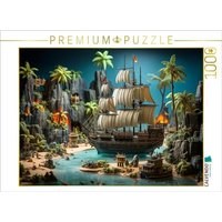 CALVENDO Puzzle Spielzeug Pirateninsel 1000 Teile Lege-Größe 64x48cm Foto-Puzzle für glückliche Stunden CALVENDO Puzzle Spielzeug Pirateninsel 1000 Teile Lege-Größe 64x48cm Foto-Puzzle für glückliche Stunden von Calvendo Puzzle