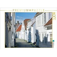 CALVENDO Puzzle Stavanger, Gamle Stavanger 1000 Teile Lege-Größe 64x48cm Foto-Puzzle für glückliche Stunden von CALVENDO Verlag GmbH