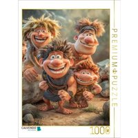 CALVENDO Puzzle Steinzeitkarikaturen 1000 Teile Lege-Größe 64x48cm Foto-Puzzle für glückliche Stunden von Calvendo Puzzle