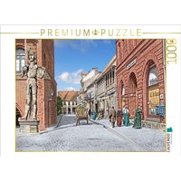 CALVENDO Puzzle Stendal - Marienkirchstraße und Roland um 1910 1000 Teile Lege-Größe 64x48cm Foto-Puzzle für glückliche Stunden CALVENDO Puzzle Stendal - Marienkirchstraße und Roland um 1910 1000 Teile Lege-Größe 64x48cm Foto-Puzzle für glückliche Stunden von Calvendo Puzzle