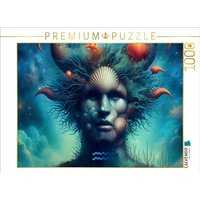 CALVENDO Puzzle Sternzeichen Wassermann der Wellen 1000 Teile Lege-Größe 64x48cm Foto-Puzzle für glückliche Stunden von Calvendo Puzzle