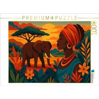 CALVENDO Puzzle Stille Stärke - wenn Würde auf Wildnis trifft: Stolz einer Göttin 1000 Teile Lege-Größe 64x48cm Foto-Puzzle für glückliche Stunden CALVENDO Puzzle Stille Stärke - wenn Würde auf Wildnis trifft: Stolz einer Göttin 1000 Teile Lege-Größe 64x48cm Foto-Puzzle für glückliche Stunden von Calvendo Puzzle