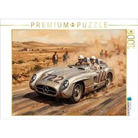 CALVENDO Puzzle Stirling Moss und Denis Jenkinson siegten im Mercedes-Benz 300 SLR bei der Mille Miglia 1955. 1000 Teile Lege-Größe 64x48cm Foto-Puzzle für glückliche Stunden CALVENDO Puzzle Stirling Moss und Denis Jenkinson siegten im Mercedes-Benz 300 SLR bei der Mille Miglia 1955. 1000 Teile Lege-Größe 64x48cm Foto-Puzzle für glückliche Stunden von CALVENDO Verlag GmbH