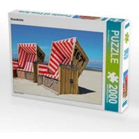 CALVENDO Puzzle Strandkörbe 2000 Teile Lege-Größe 90 × 67 cm Foto-Puzzle für glückliche Stunden von Calvendo Puzzle
