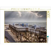 CALVENDO Puzzle Stürmisches Wetter an der Plattform am Weststrand von Kampen auf Sylt 2000 Teile Lege-Größe 90 × 67 cm Foto-Puzzle für glückliche Stunden CALVENDO Puzzle Stürmisches Wetter an der Plattform am Weststrand von Kampen auf Sylt 2000 Teile Lege-Größe 90 × 67 cm Foto-Puzzle für glückliche Stunden von Calvendo Puzzle