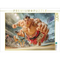 CALVENDO Puzzle Sumoringer Karikaturen 2000 Teile Lege-Größe 90x67cm Foto-Puzzle für glückliche Stunden von Calvendo Puzzle