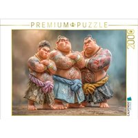 CALVENDO Puzzle Sumoringer Karikaturen 2000 Teile Lege-Größe 90x67cm Foto-Puzzle für glückliche Stunden von Calvendo Puzzle