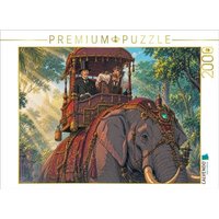 CALVENDO Puzzle Szene aus "In 80 Tagen um die Welt" von Jules Verne 2000 Teile Lege-Größe 90x67cm Foto-Puzzle für glückliche Stunden von Calvendo Puzzle